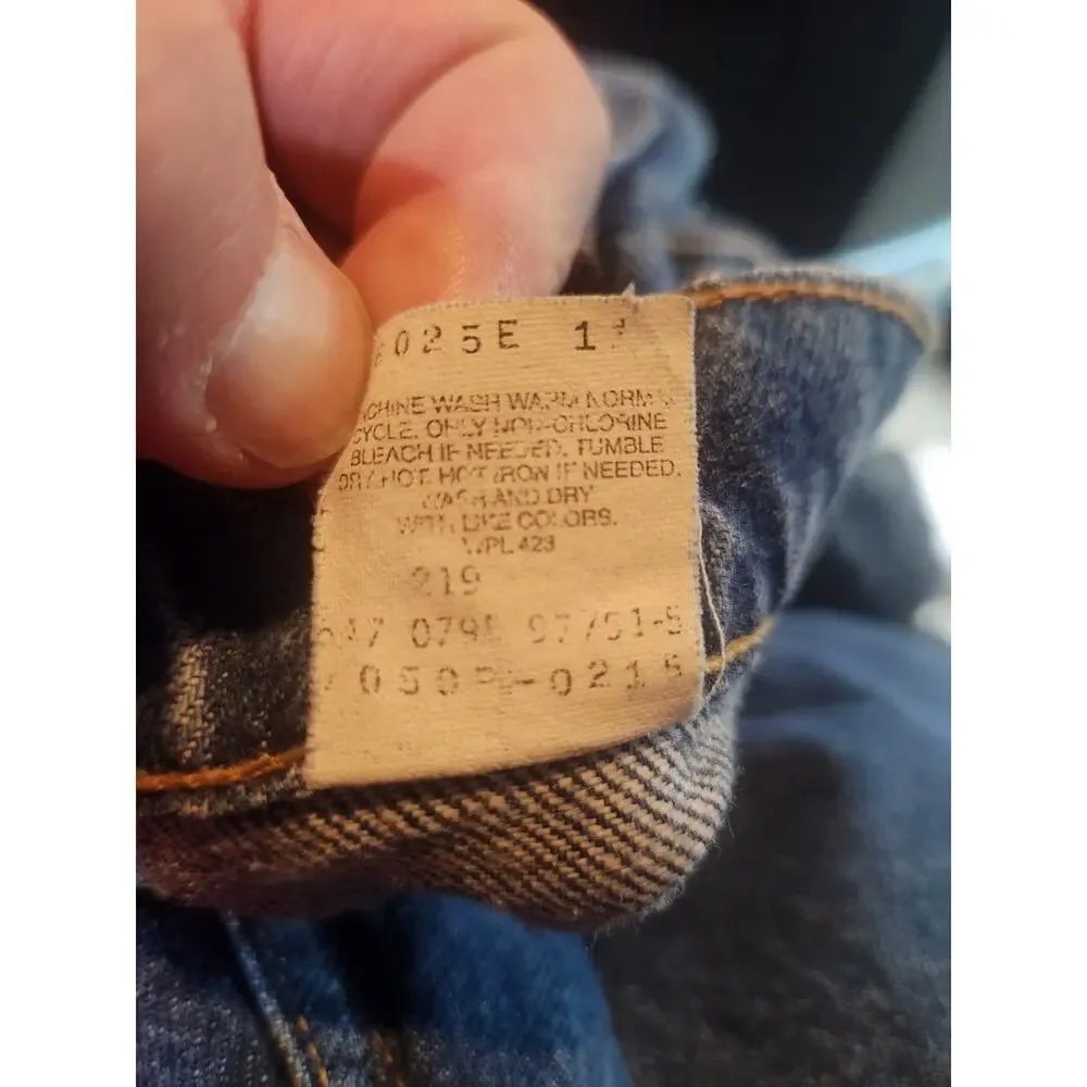 Vintage 90s Orange Tab Levi's 505 men's 40 x 34